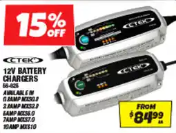 Autobarn 12v battery chargers offer