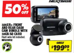 Autobarn 320xr+ front and rear dash cam bundle offer