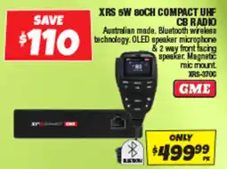 Autobarn Xrs 5w 80ch compact uhf cb radio offer