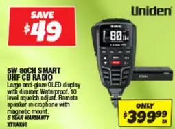 Autobarn 5w 80ch smart uhf cb radio offer
