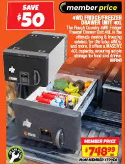 Autobarn 4wd fridge/freezer drawer unit offer