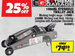 Autobarn Hydraulic trolley jack offer