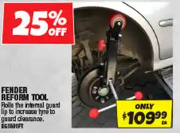 Autobarn Fender reform tool offer