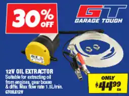 Autobarn 12v oil extractor offer