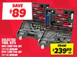 Autobarn Selected tool kits offer