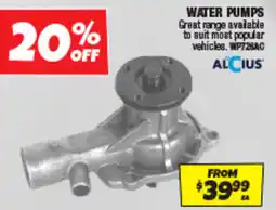 Autobarn water pumps offer