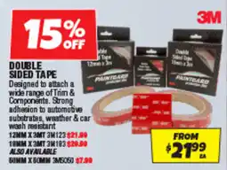 Autobarn Double sided tape offer