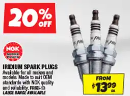 Autobarn iridium sparks plugs offer