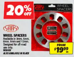 Autobarn Wheel spacers offer