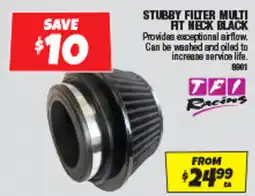 Autobarn stubby filter multi fit neck black offer