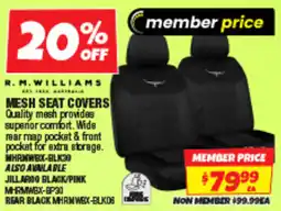 Autobarn Mesh seat covers offer