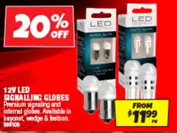 Autobarn 12v led signalling globes offer