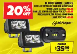 Autobarn Flood work lamps offer
