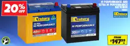 Autobarn Hi performance and ultra hi performance batteries offer