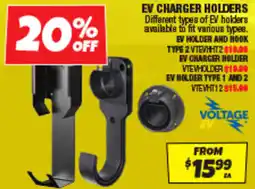 Autobarn Ev charger holders offer