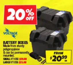 Autobarn Battery boxes offer