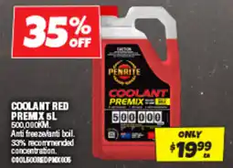 Autobarn Coolant red premix offer