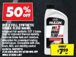 Autobarn Dot 3 full synthetic brake fluid offer