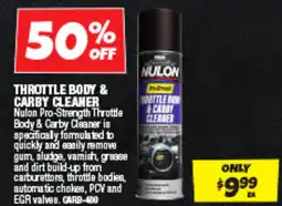 Autobarn Throttle body & carby cleaner offer