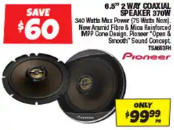Autobarn 6.5" 2 way coaxial speaker 370w offer