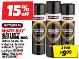 Autobarn Multi-buy heavy duty degreaser offer