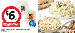 Coles Coles kitchen pasta or potato salad offer