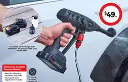 Coles Urbanworx Cordless Pressure Washer offer