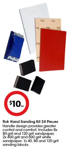 Coles Rok Hand Sanding Kit offer
