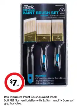 Coles Rok Premium Paint Brushes offer