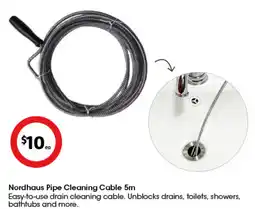 Coles Nordhaus Pipe Cleaning Cable offer