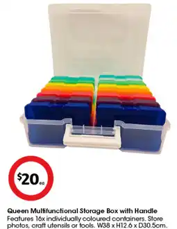 Coles Queen Multifunctional Storage Box with Handle offer