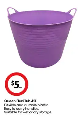 Coles Queen Flexi Tub offer