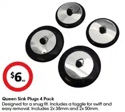 Coles Queen Sink Plugs offer