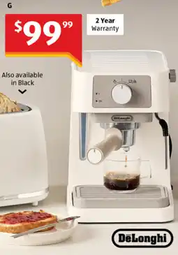 ALDI De'Longhi Stilosa Espresso Machine offer