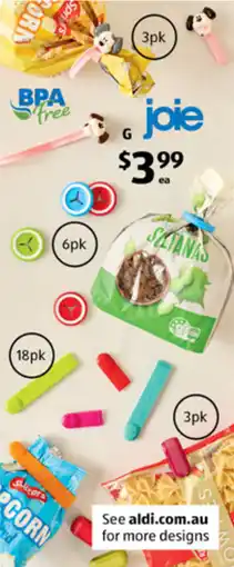 ALDI Assorted Bag Clips offer