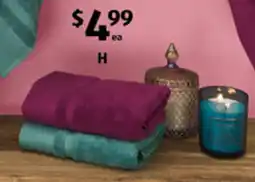 ALDI Australian Cotton Hand Towel offer