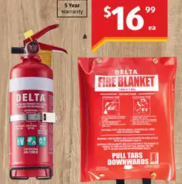 ALDI Fire Extinguisher or Fire Blanket offer