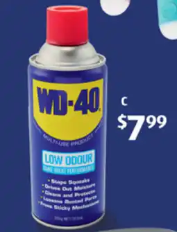 ALDI Wd40 low odour spray offer