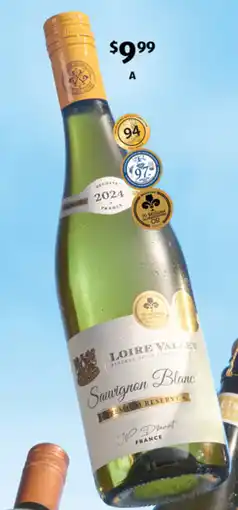 ALDI Loire Valley Sauvignon Blanc 2024 offer