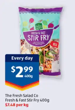ALDI The fresh salad co fresh & fast stir fry offer