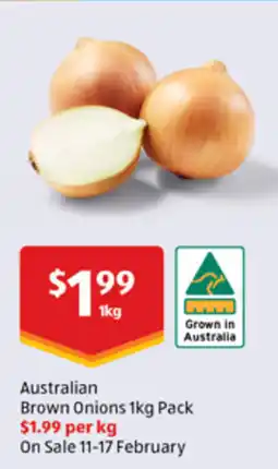 ALDI Australian Brown Onions offer