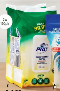 ALDI Power Force Disinfectant Wipes offer