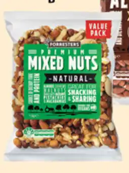 ALDI Forresters natural mixed nuts offer
