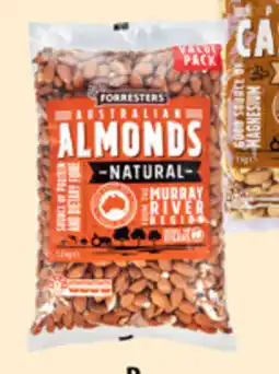 ALDI Forresters Natural Almonds offer