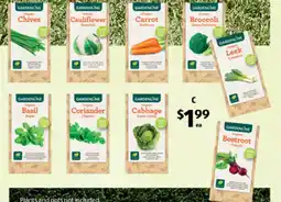 ALDI Organic Seed Packets offer