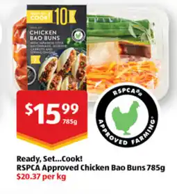 ALDI Ready, set...cook! rspca approved chicken bao buns offer