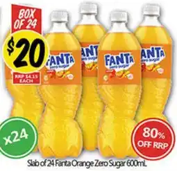 NQR Slab of fanta orange zero sugar offer