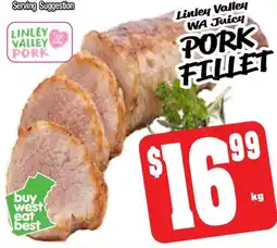 Farmer Jack's Linley valley wa juicy pork fillet offer