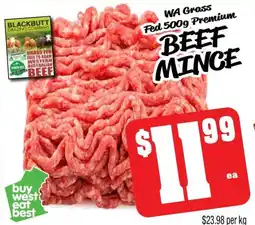 Farmer Jack's Wa grass fed premium beef mince offer