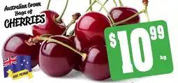 Farmer Jack's Australian grown bags of cherries offer